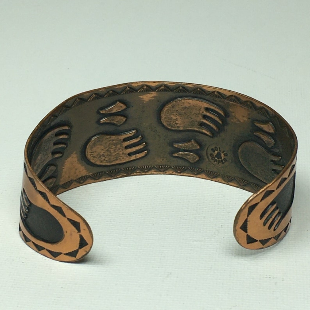 Bell Trading Post solid copper cuff - Picture 4 of 5